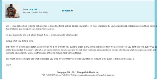 online dating messages sample